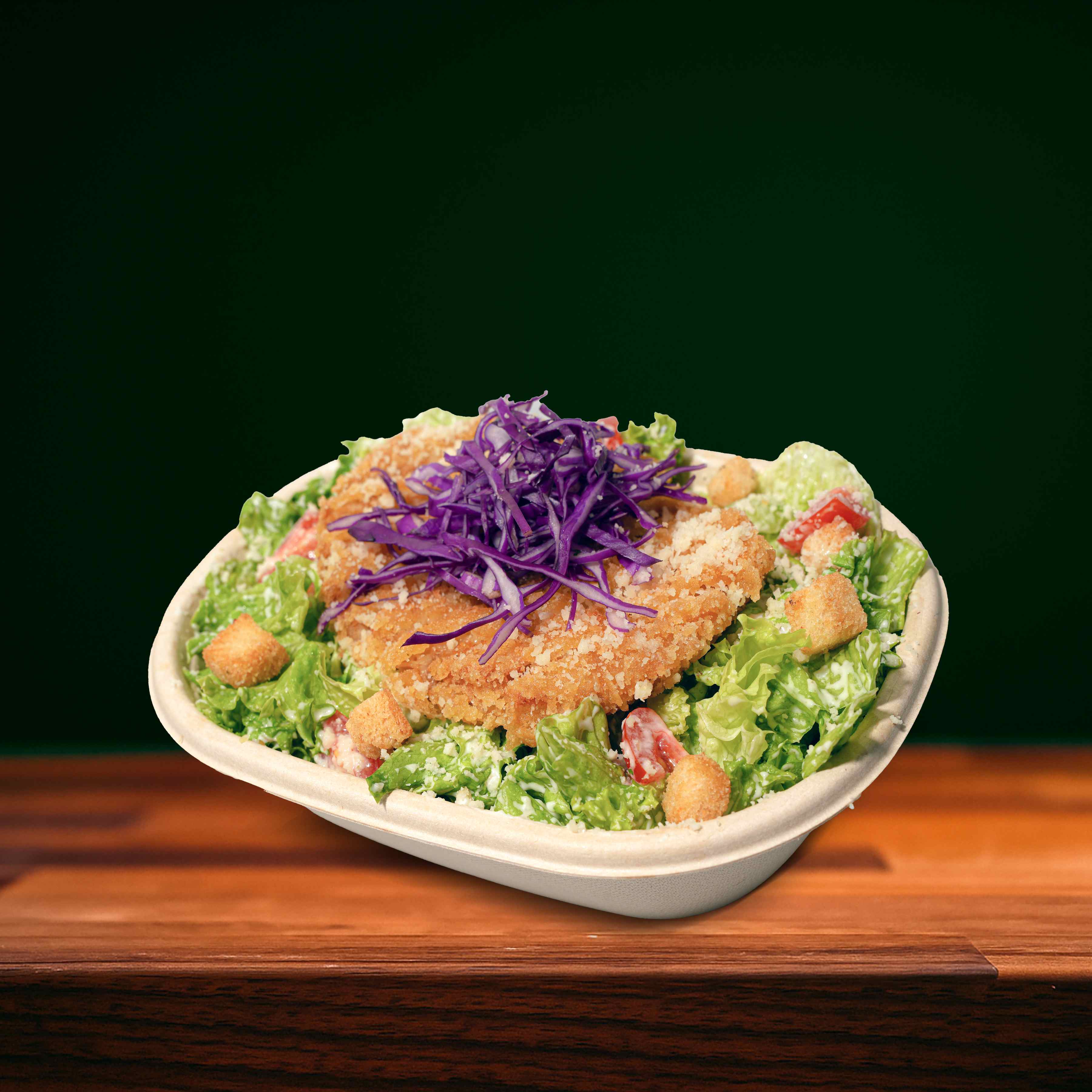Chick'n Caesar Salad