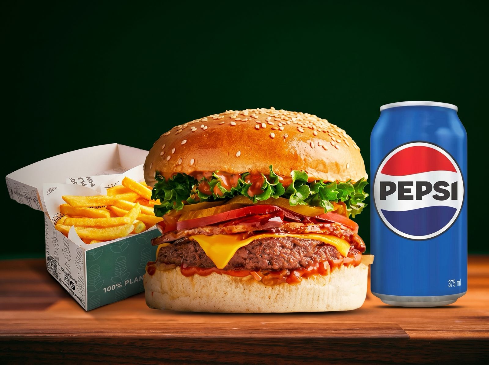 Smokey Bacon Burger Meal