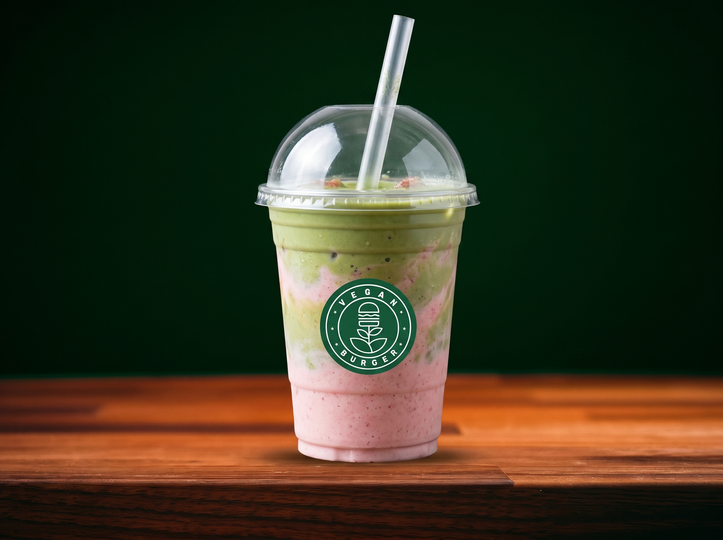 Strawberry Matcha Milkshake